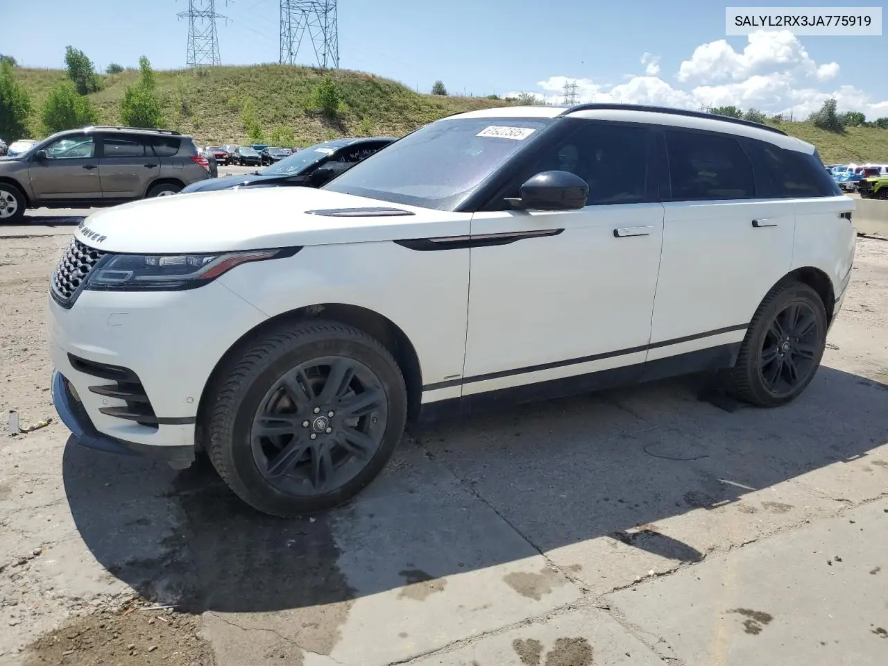 2018 Land Rover Range Rover Velar R-Dynamic Se VIN: SALYL2RX3JA775919 Lot: 61922505