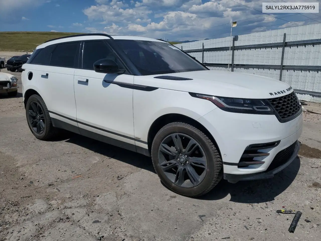 2018 Land Rover Range Rover Velar R-Dynamic Se VIN: SALYL2RX3JA775919 Lot: 61922505