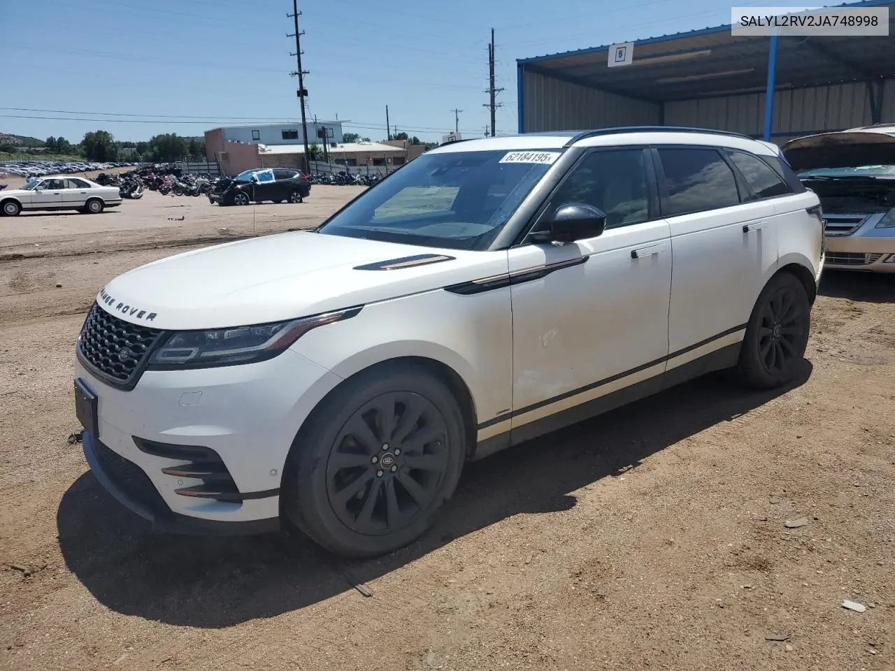 2018 Land Rover Range Rover Velar R-Dynamic Se VIN: SALYL2RV2JA748998 Lot: 62184195