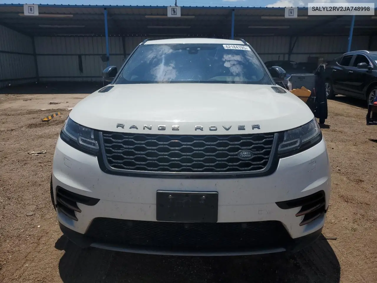 2018 Land Rover Range Rover Velar R-Dynamic Se VIN: SALYL2RV2JA748998 Lot: 62184195