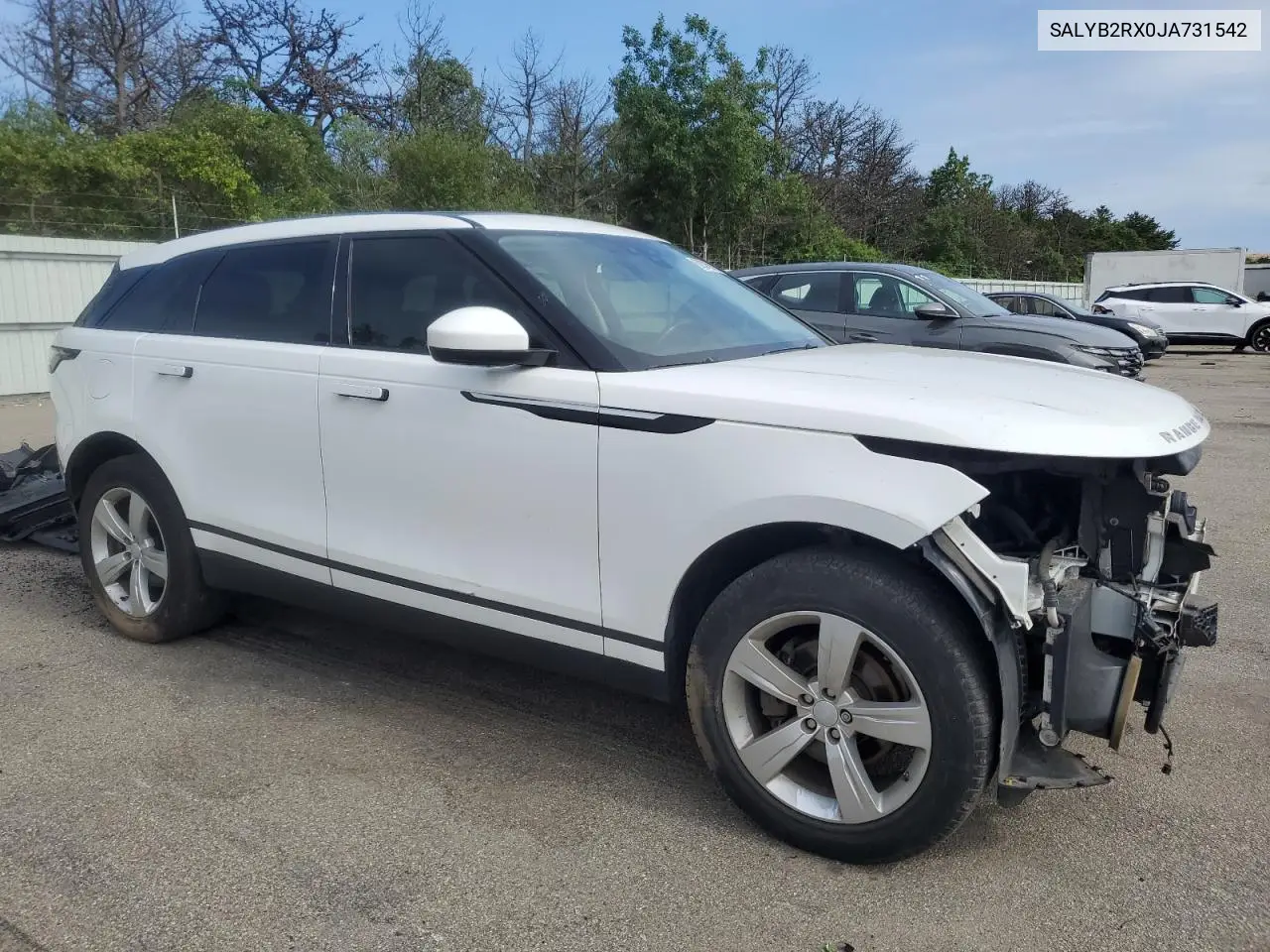 2018 Land Rover Range Rover Velar S VIN: SALYB2RX0JA731542 Lot: 62345885