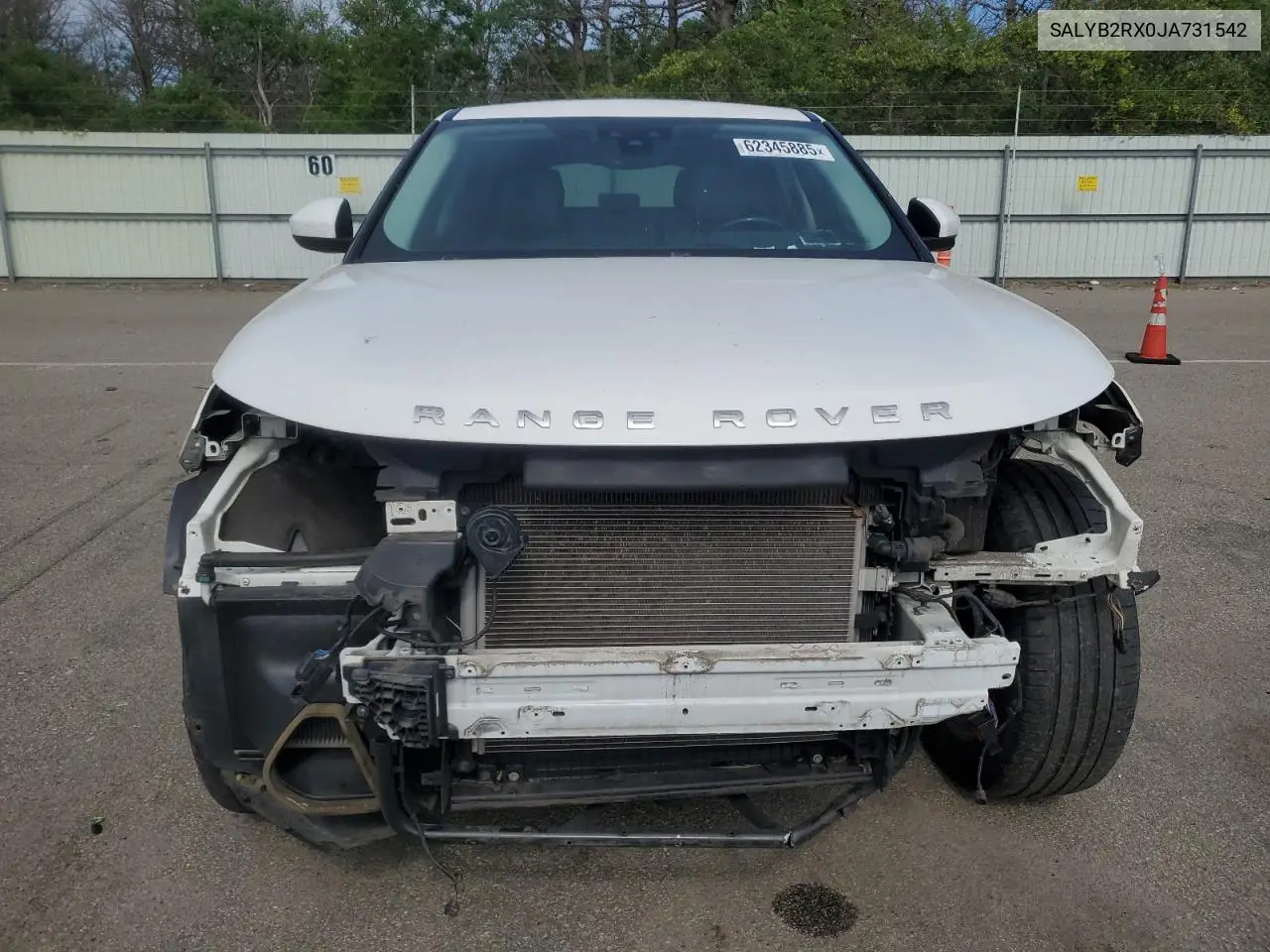 2018 Land Rover Range Rover Velar S VIN: SALYB2RX0JA731542 Lot: 62345885