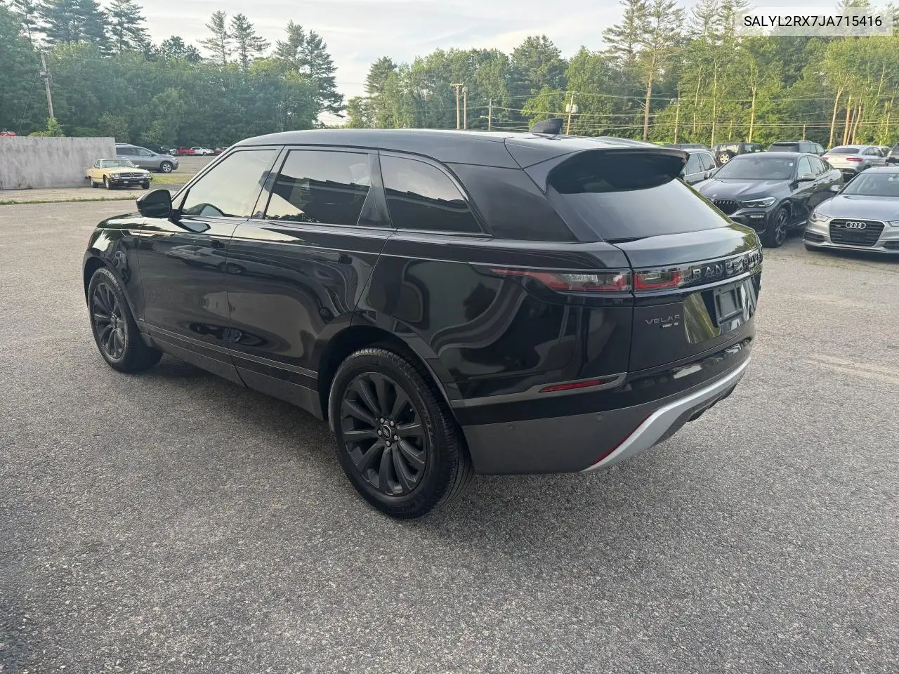2018 Land Rover Range Rover Velar R-Dynamic Se VIN: SALYL2RX7JA715416 Lot: 62775895