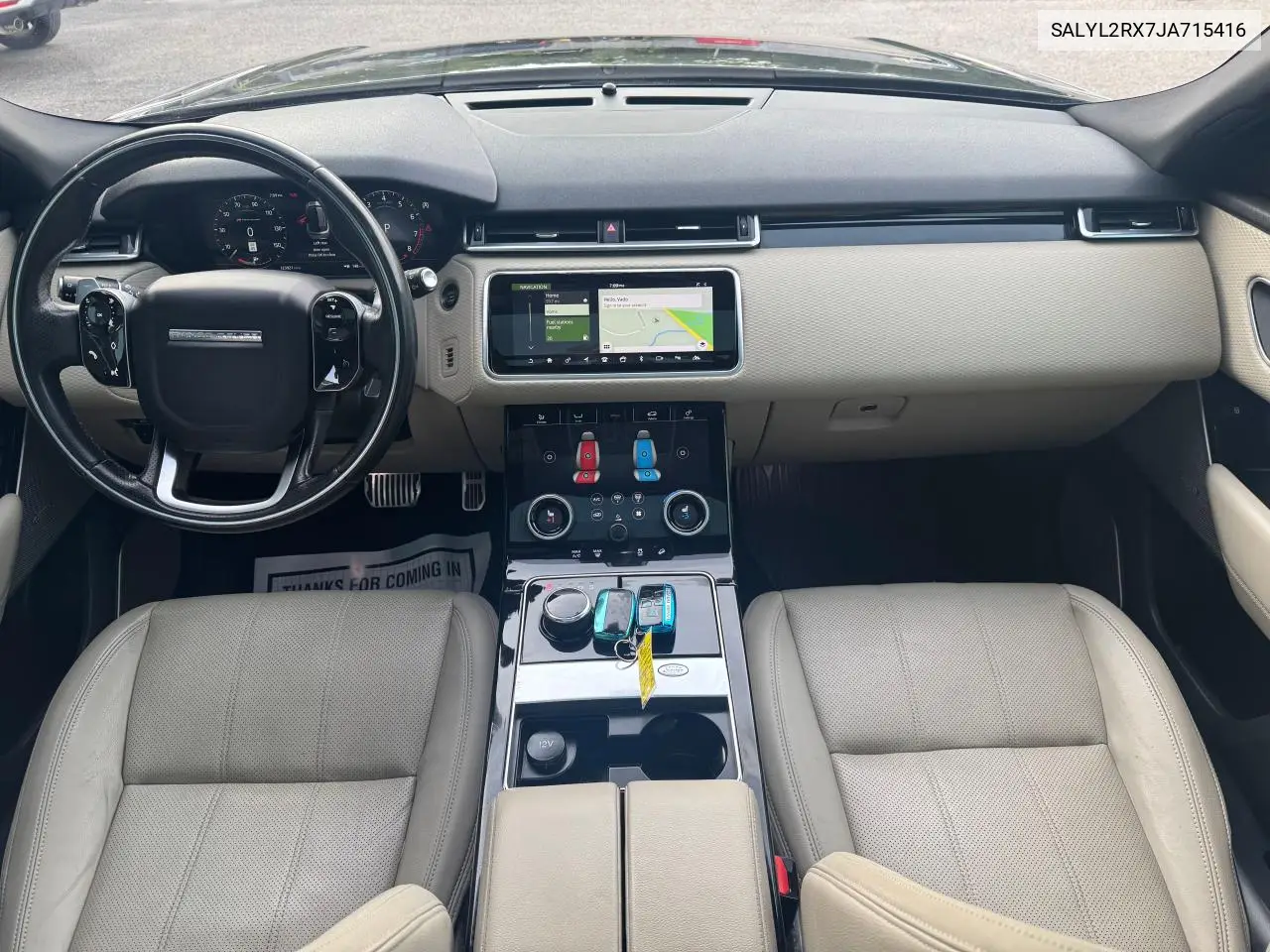 2018 Land Rover Range Rover Velar R-Dynamic Se VIN: SALYL2RX7JA715416 Lot: 62775895
