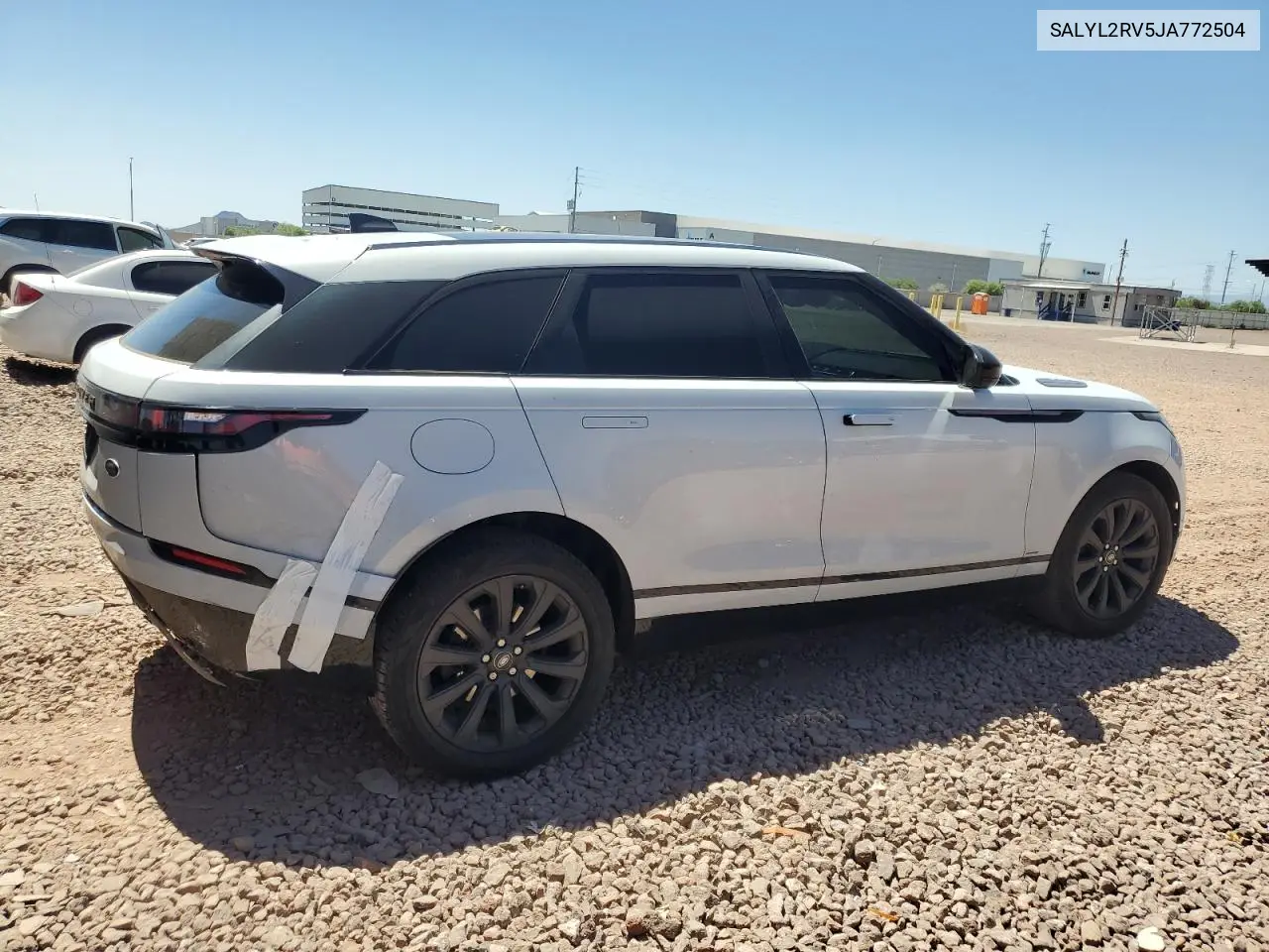 2018 Land Rover Range Rover Velar R-Dynamic Se VIN: SALYL2RV5JA772504 Lot: 62887885