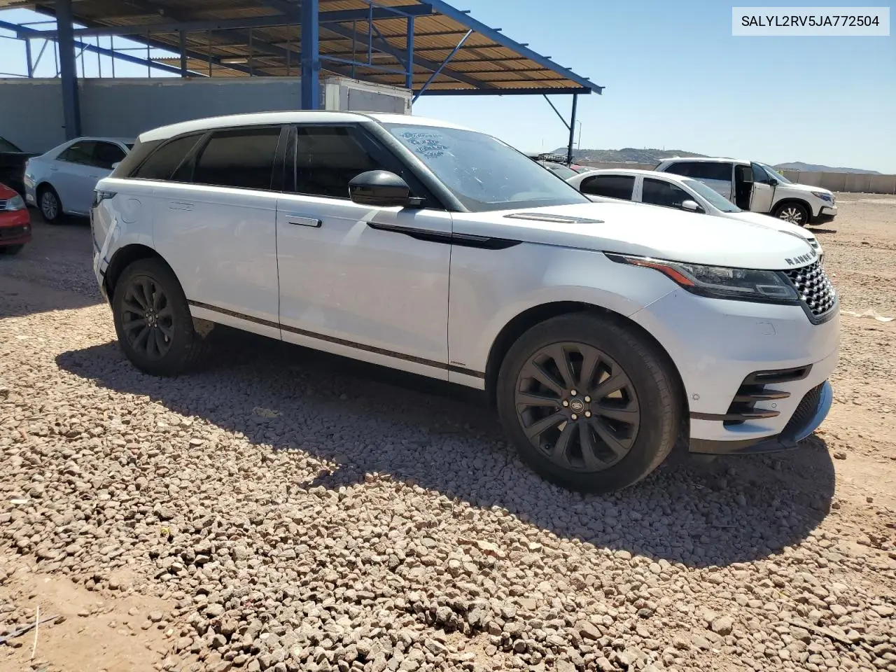 2018 Land Rover Range Rover Velar R-Dynamic Se VIN: SALYL2RV5JA772504 Lot: 62887885