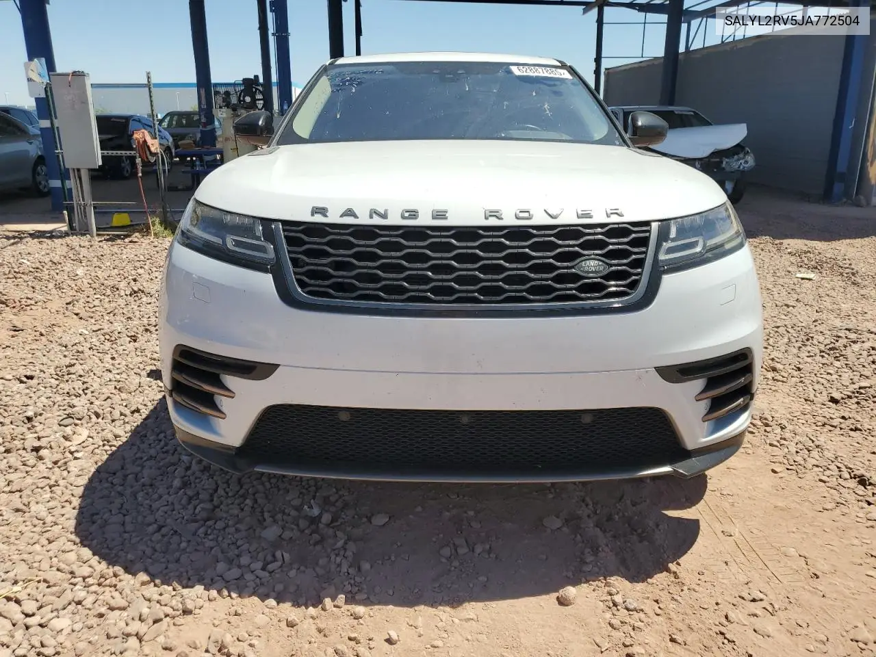 2018 Land Rover Range Rover Velar R-Dynamic Se VIN: SALYL2RV5JA772504 Lot: 62887885