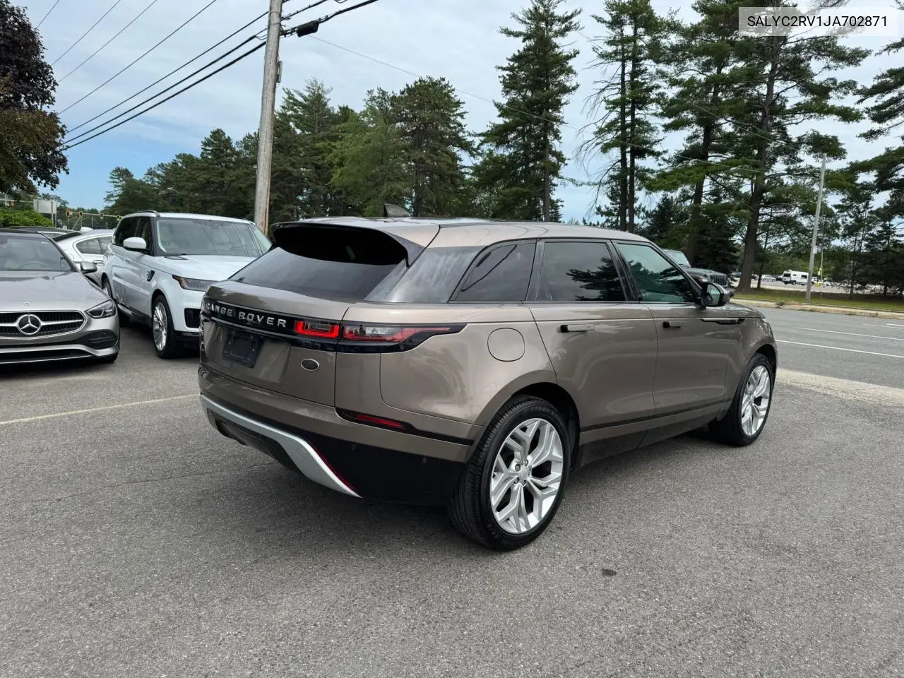 2018 Land Rover Range Rover Velar Se VIN: SALYC2RV1JA702871 Lot: 63204445