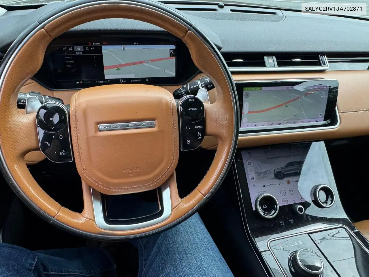 2018 Land Rover Range Rover Velar Se VIN: SALYC2RV1JA702871 Lot: 63204445