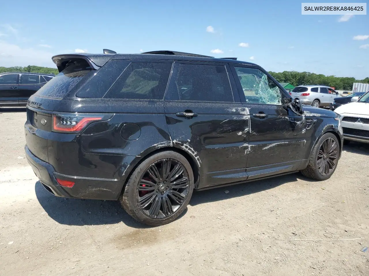 2019 Land Rover Range Rover Sport Supercharged Dynamic VIN: SALWR2RE8KA846425 Lot: 61798605