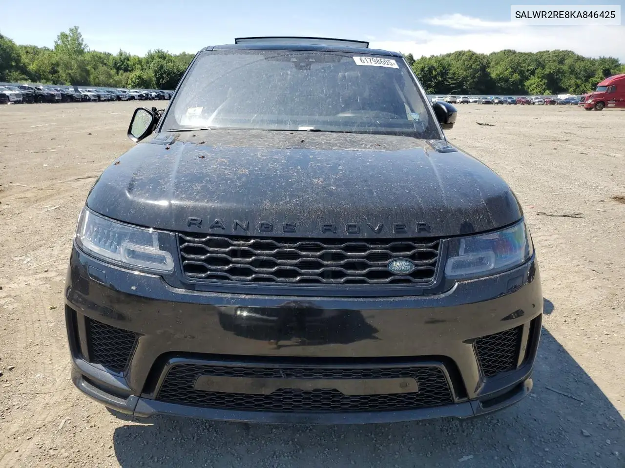 2019 Land Rover Range Rover Sport Supercharged Dynamic VIN: SALWR2RE8KA846425 Lot: 61798605