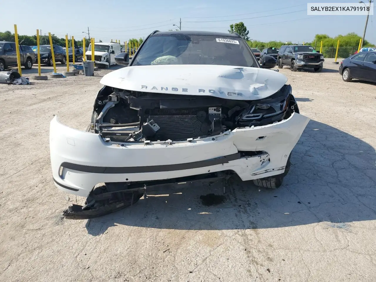 2019 Land Rover Range Rover Velar S VIN: SALYB2EX1KA791918 Lot: 61936025