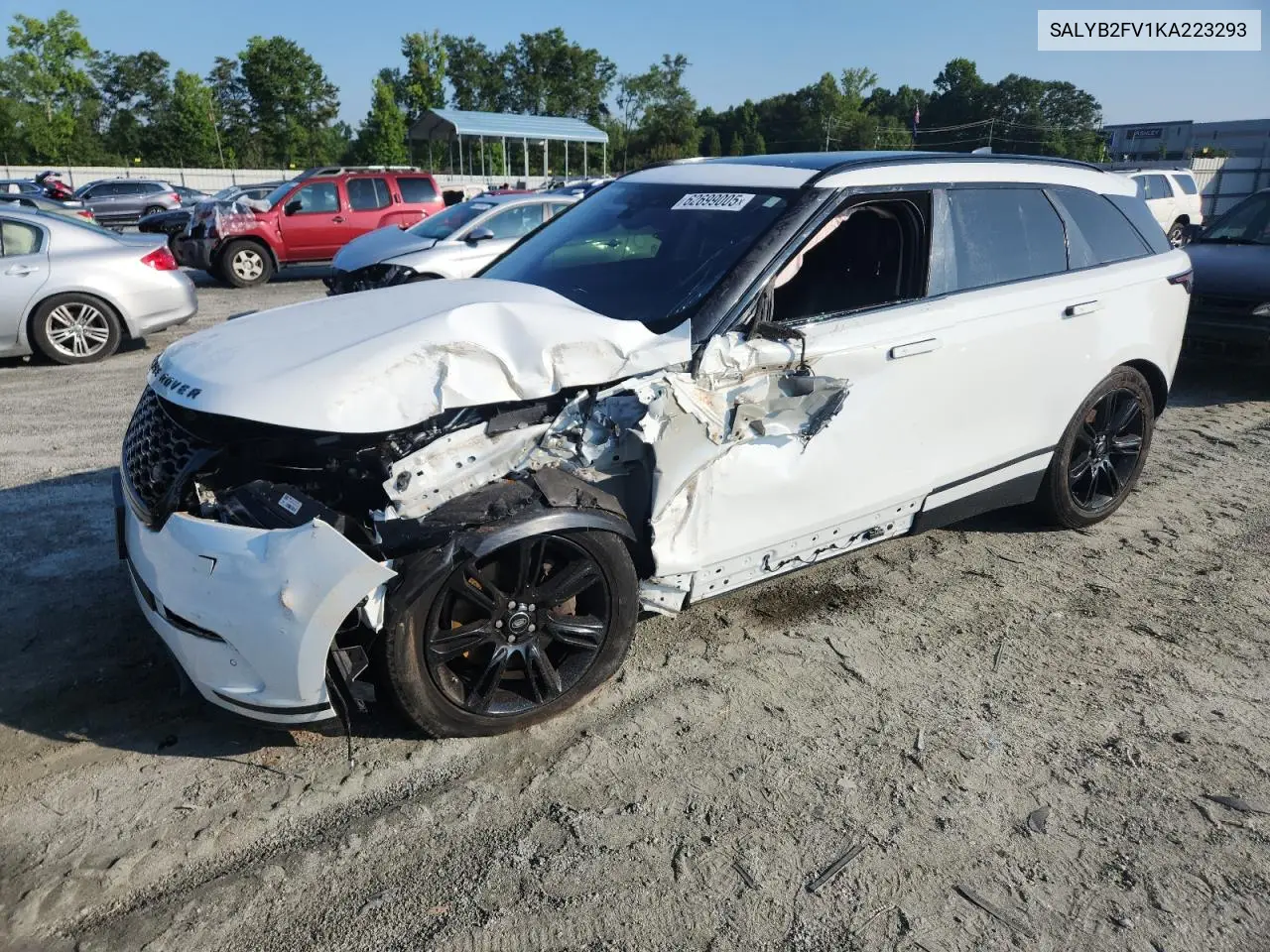 2019 Land Rover Range Rover Velar S VIN: SALYB2FV1KA223293 Lot: 62699005