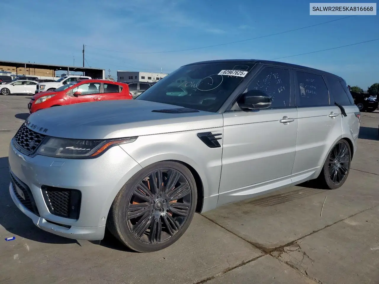 2019 Land Rover Range Rover Sport Supercharged Dynamic VIN: SALWR2RE5KA816668 Lot: 62967625