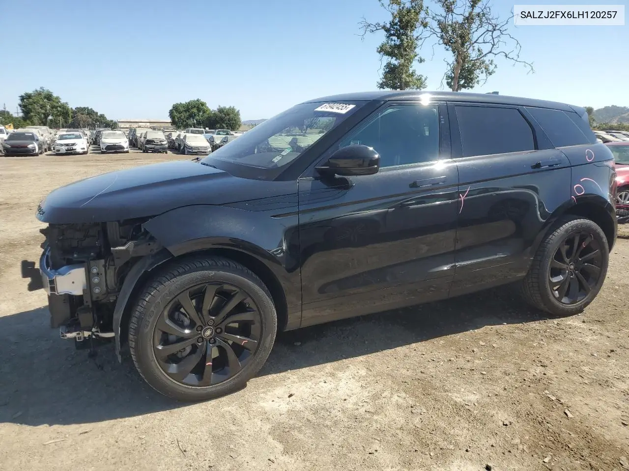 2020 Land Rover Range Rover Evoque S VIN: SALZJ2FX6LH120257 Lot: 61942455