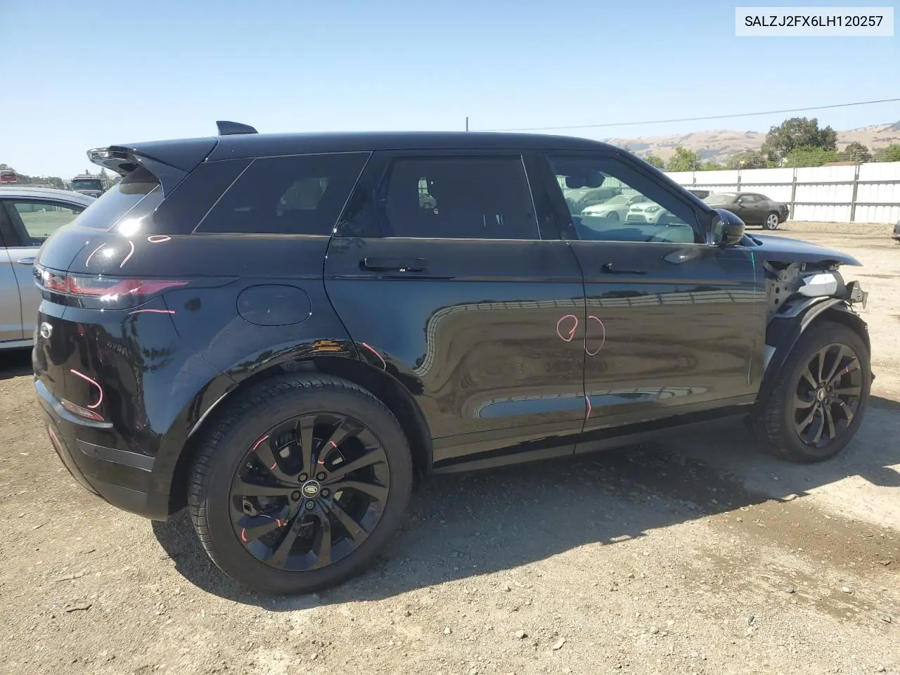2020 Land Rover Range Rover Evoque S VIN: SALZJ2FX6LH120257 Lot: 61942455