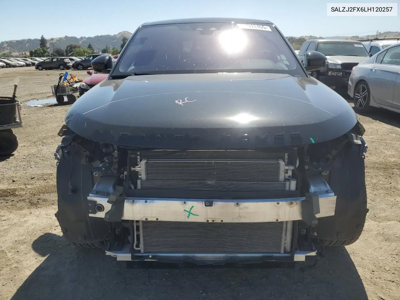 2020 Land Rover Range Rover Evoque S VIN: SALZJ2FX6LH120257 Lot: 61942455