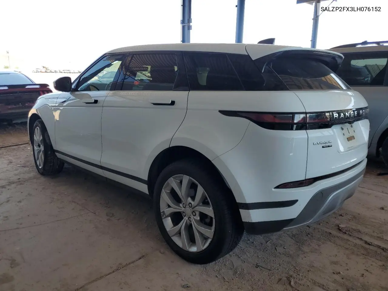 2020 Land Rover Range Rover Evoque Se VIN: SALZP2FX3LH076152 Lot: 62167305