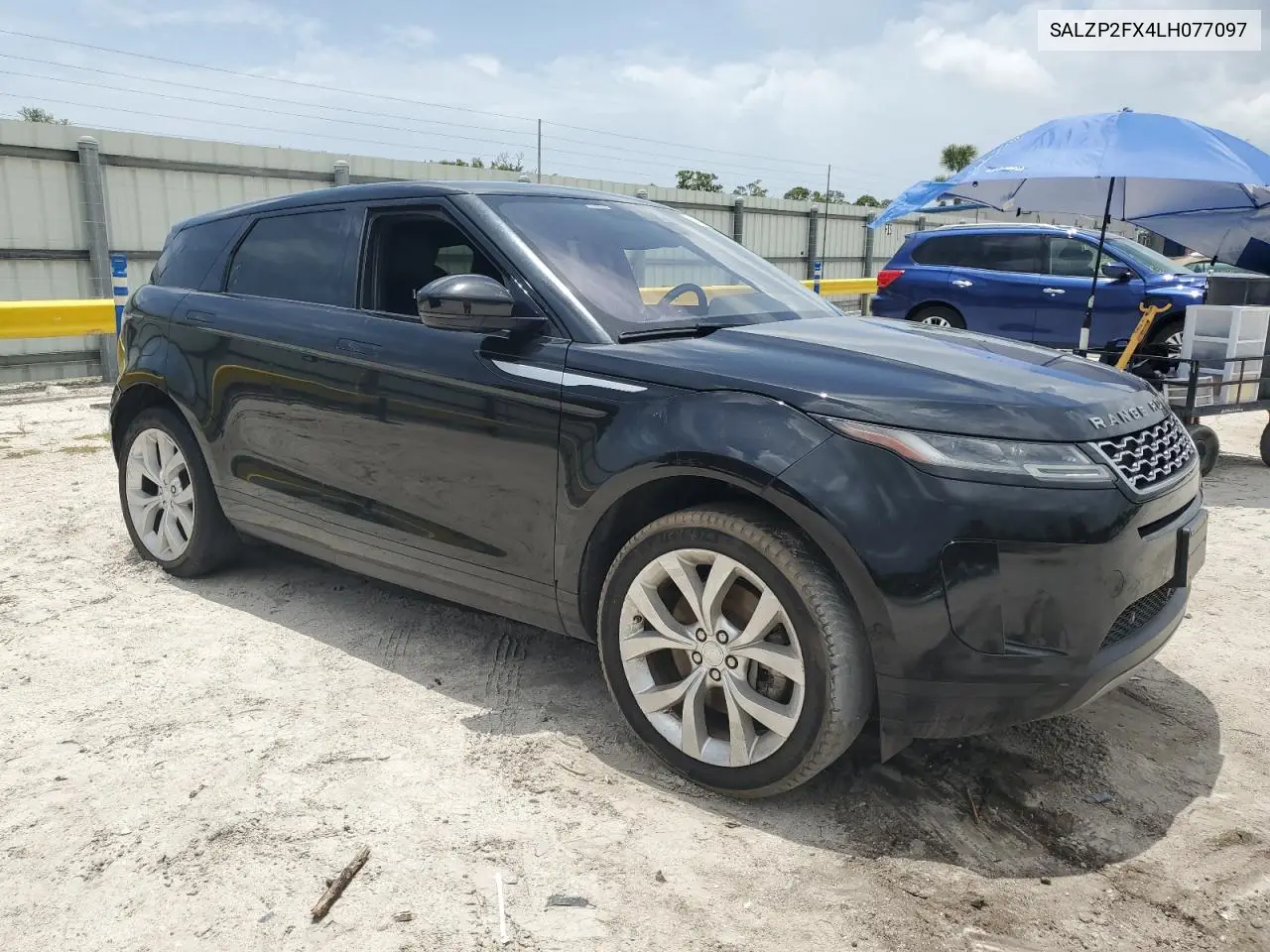 2020 Land Rover Range Rover Evoque Se VIN: SALZP2FX4LH077097 Lot: 62275005