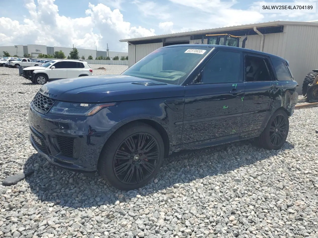 2020 Land Rover Range Rover Sport P525 Autobiography VIN: SALWV2SE4LA704189 Lot: 62370655