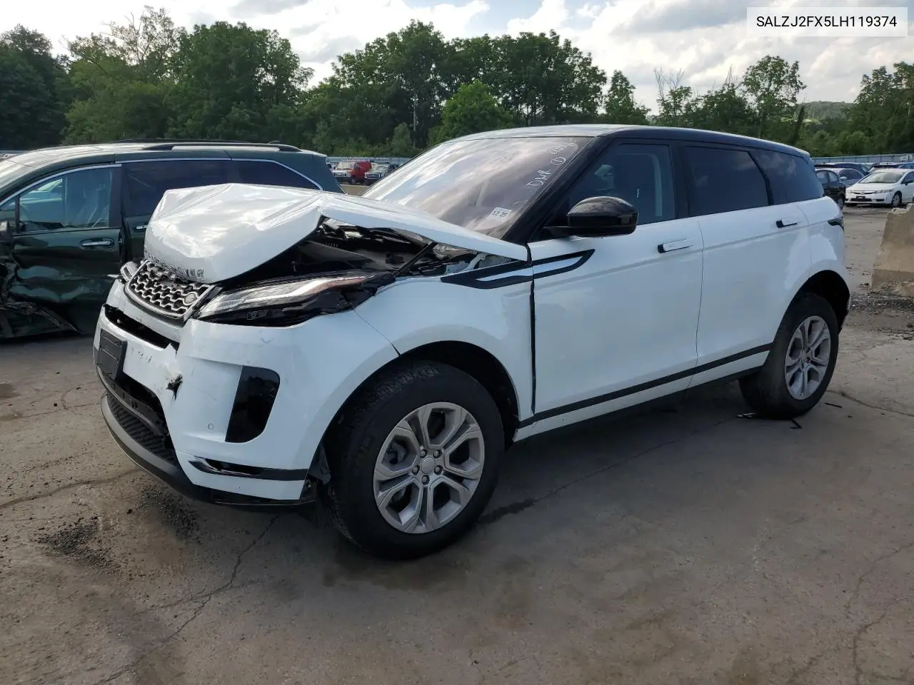 2020 Land Rover Range Rover Evoque S VIN: SALZJ2FX5LH119374 Lot: 62988925