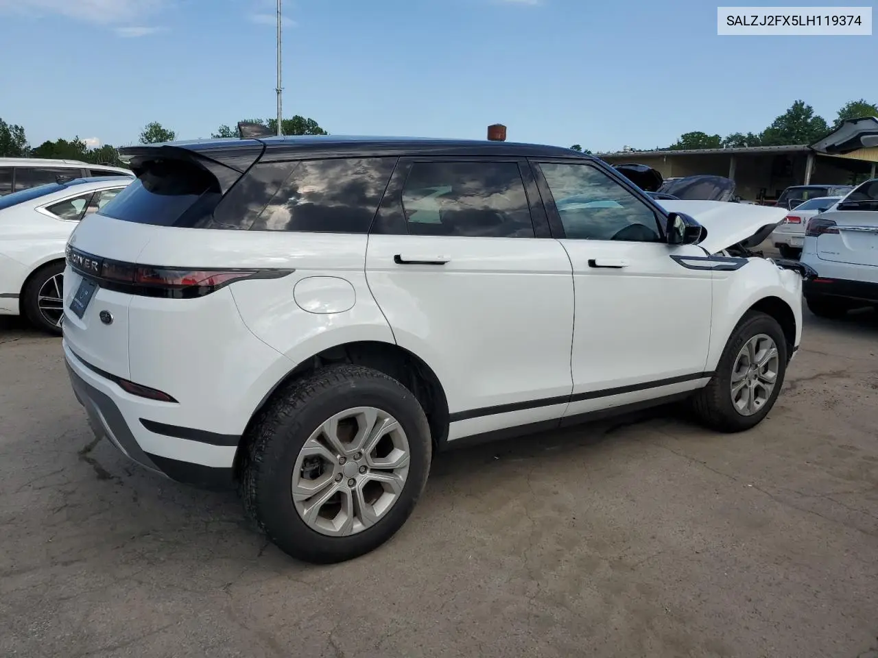 2020 Land Rover Range Rover Evoque S VIN: SALZJ2FX5LH119374 Lot: 62988925