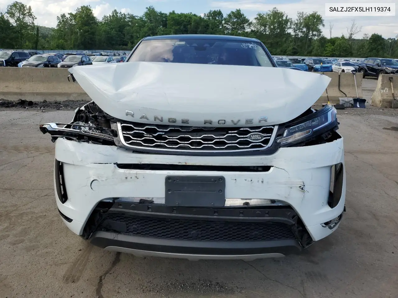 2020 Land Rover Range Rover Evoque S VIN: SALZJ2FX5LH119374 Lot: 62988925