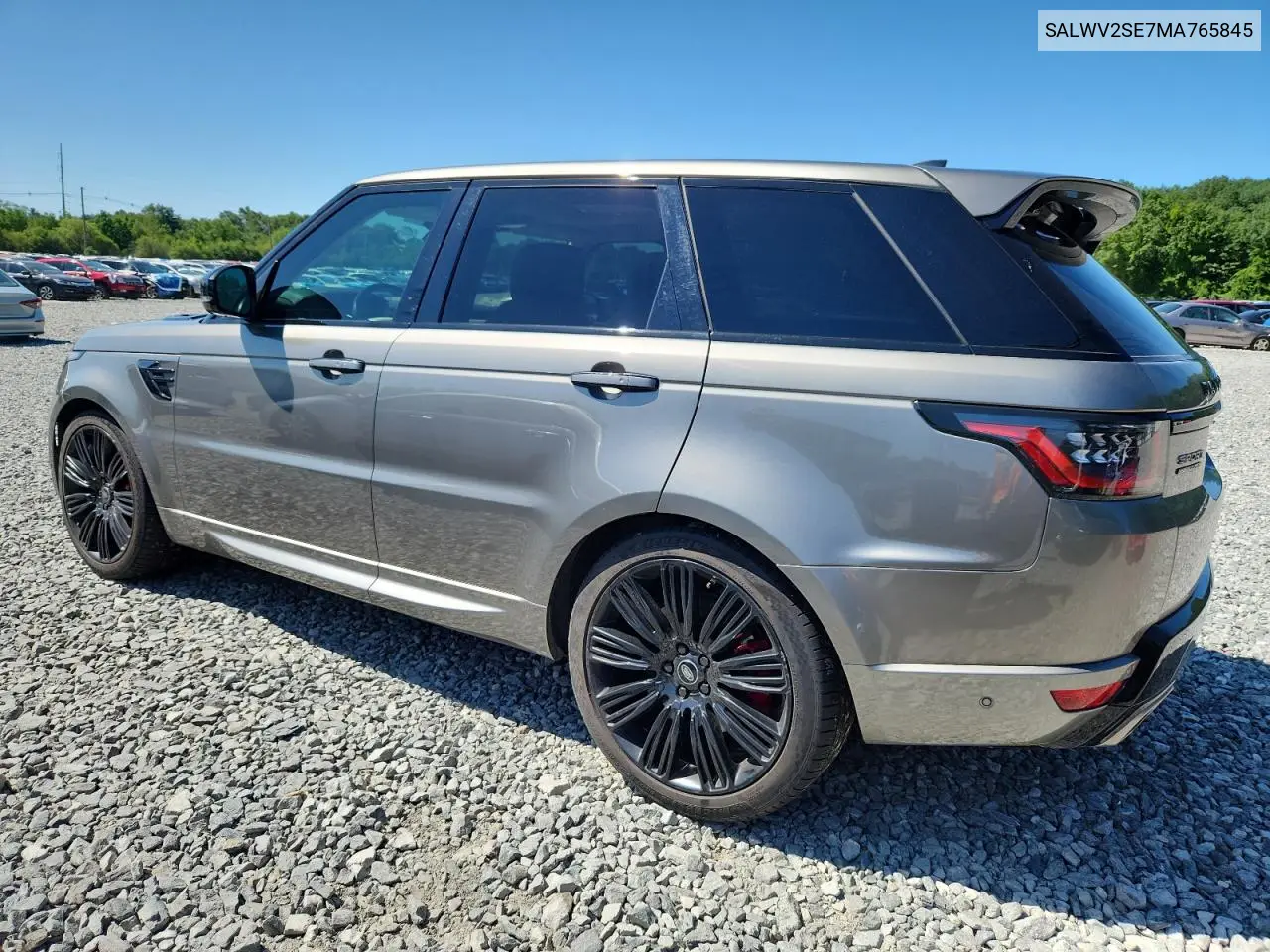 2021 Land Rover Range Rover Sport P525 Autobiography VIN: SALWV2SE7MA765845 Lot: 62110955