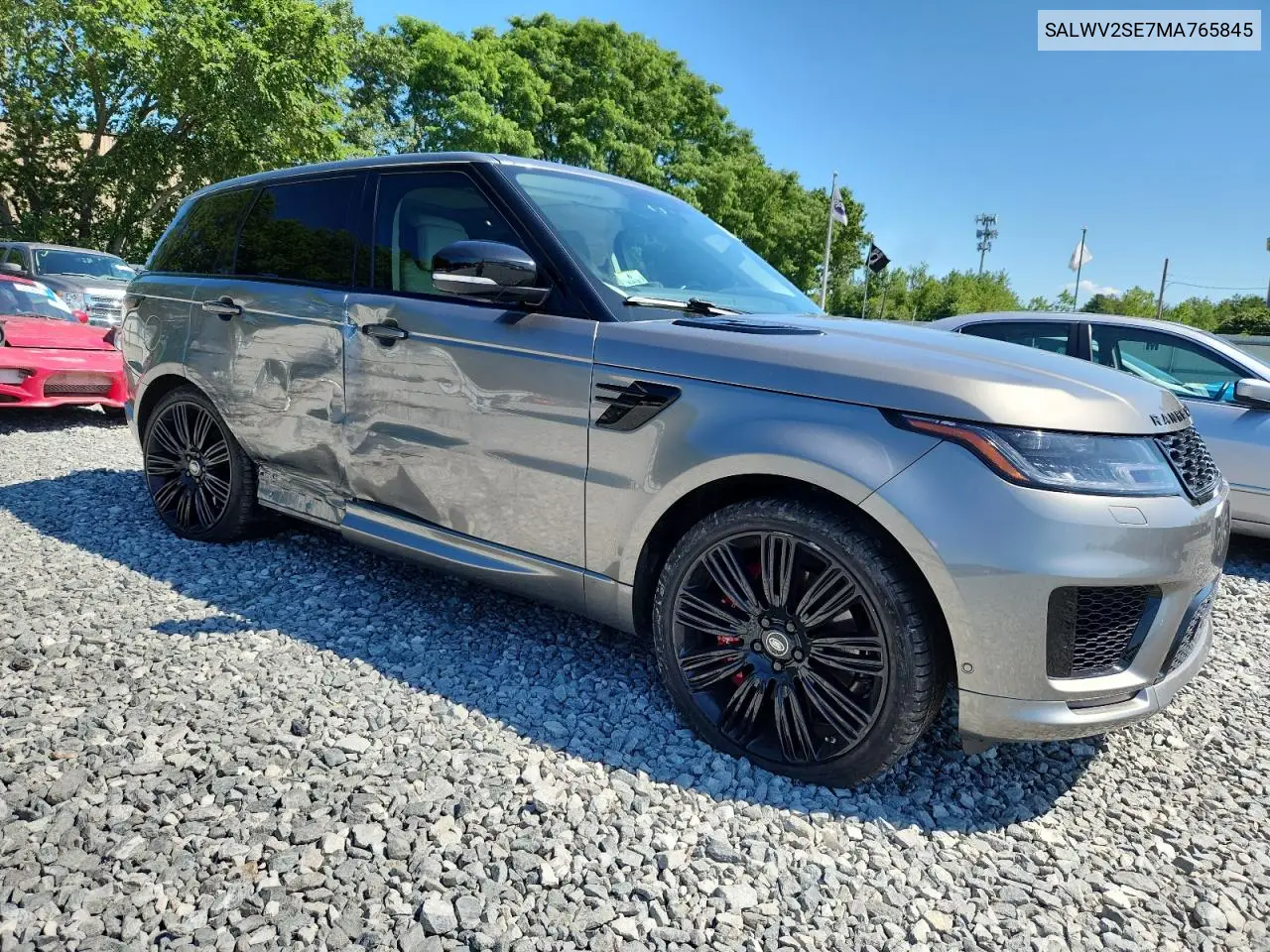 2021 Land Rover Range Rover Sport P525 Autobiography VIN: SALWV2SE7MA765845 Lot: 62110955