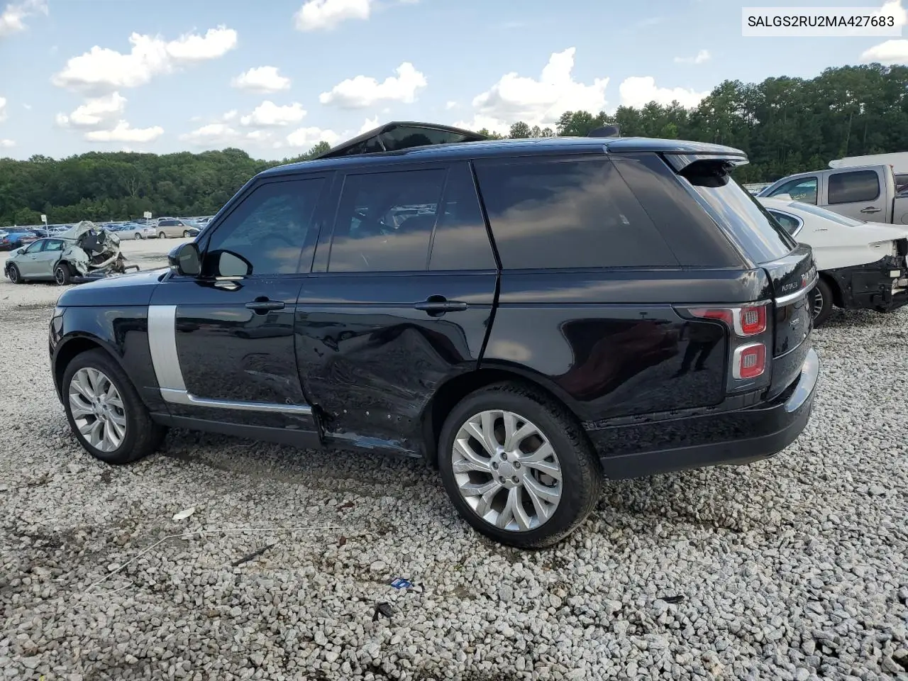 2021 Land Rover Range Rover Hse Westminster Edition VIN: SALGS2RU2MA427683 Lot: 62761115