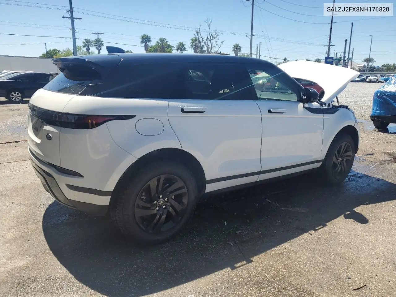 2022 Land Rover Range Rover Evoque S VIN: SALZJ2FX8NH176820 Lot: 49610275