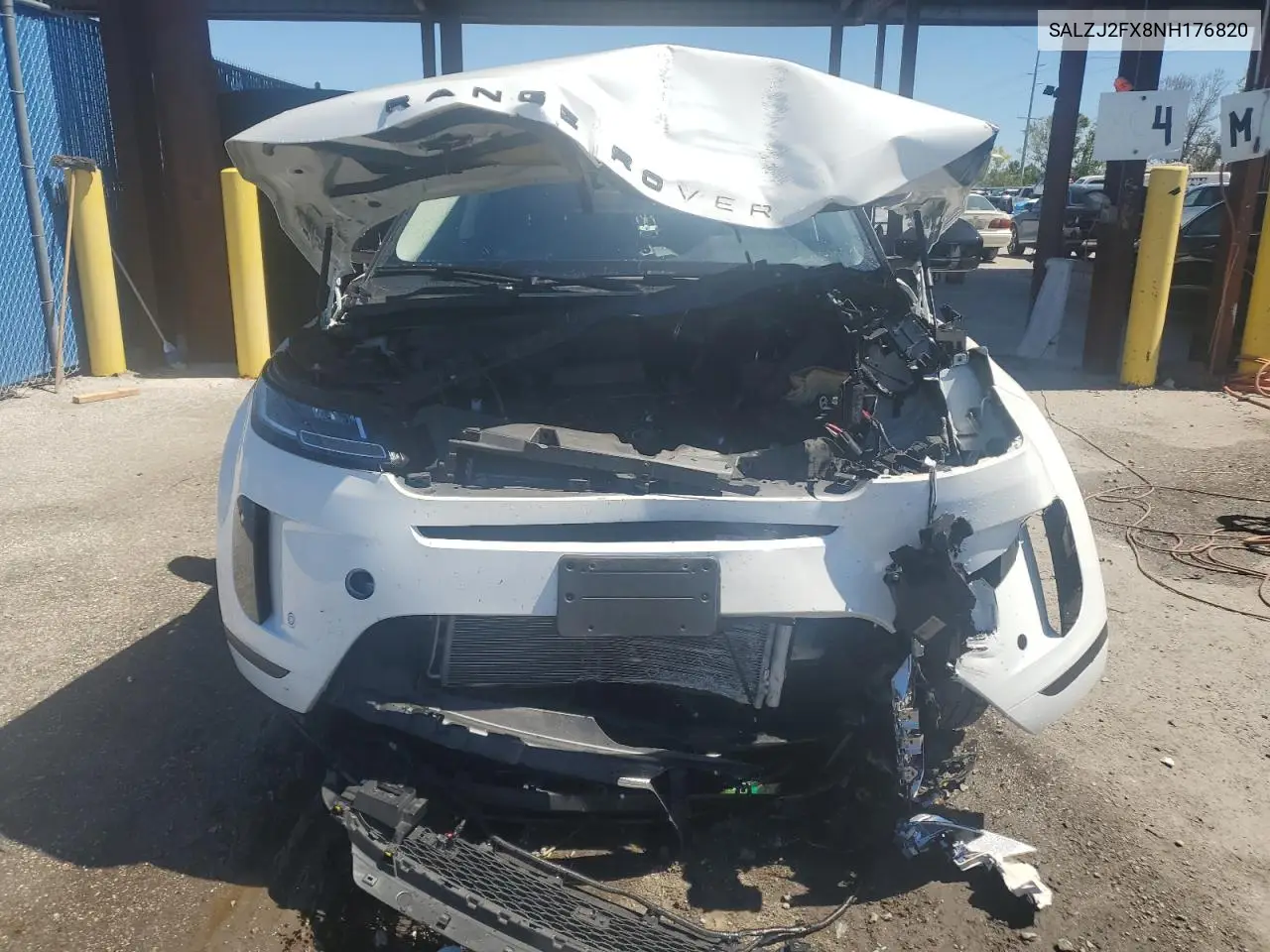 2022 Land Rover Range Rover Evoque S VIN: SALZJ2FX8NH176820 Lot: 49610275