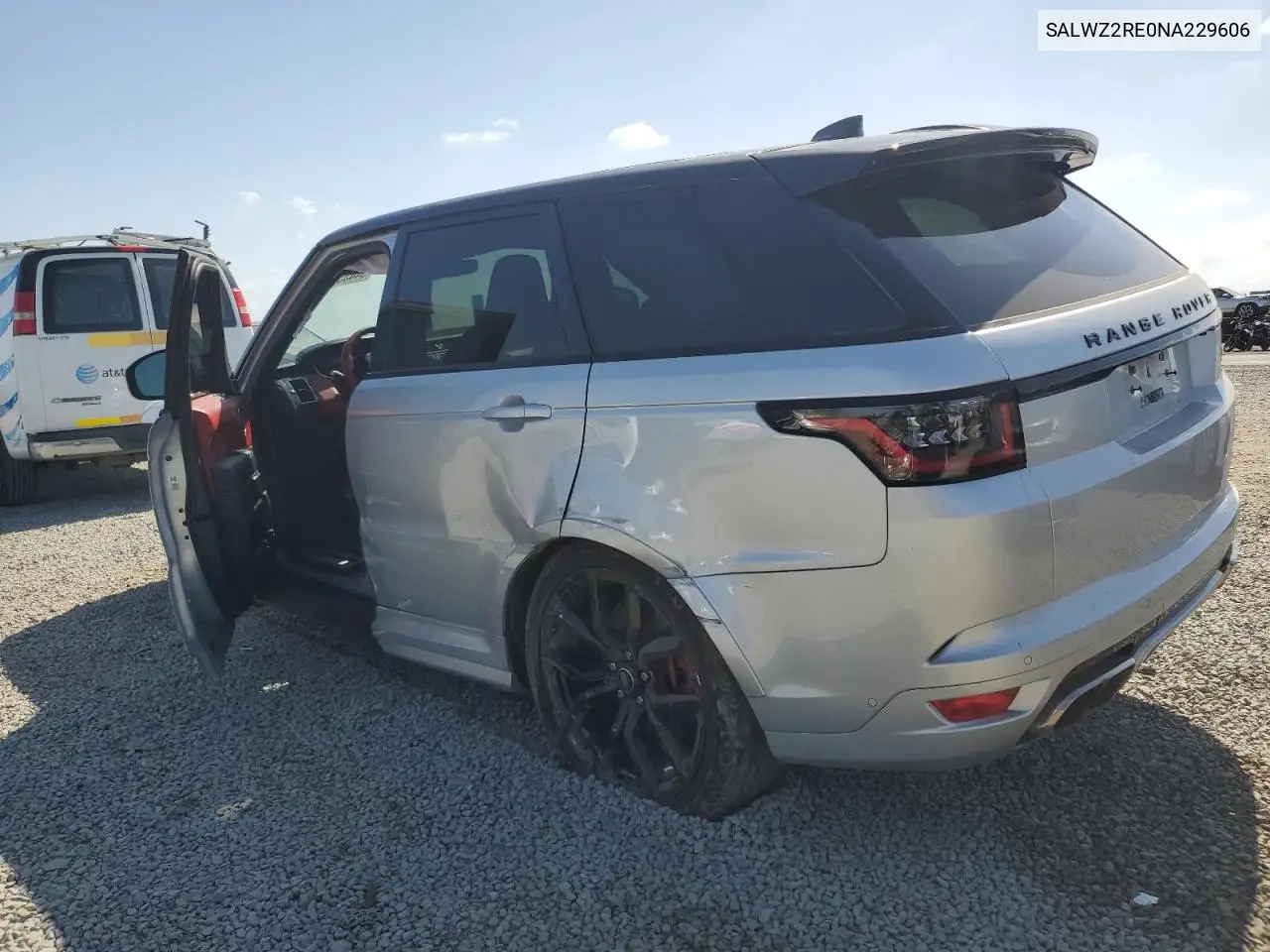2022 Land Rover Range Rover Sport Svr VIN: SALWZ2RE0NA229606 Lot: 54435565