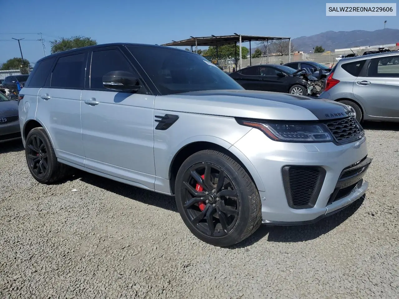 2022 Land Rover Range Rover Sport Svr VIN: SALWZ2RE0NA229606 Lot: 54435565