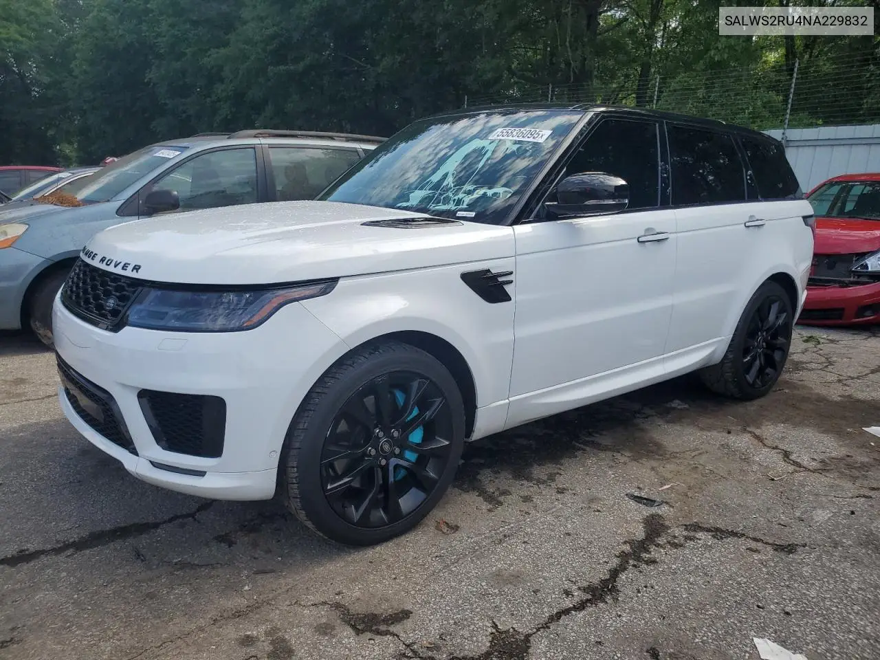 2022 Land Rover Range Rover Sport Hst VIN: SALWS2RU4NA229832 Lot: 55836095