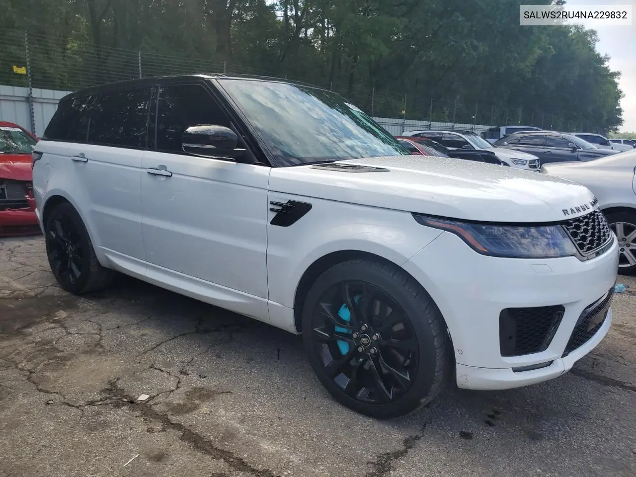 2022 Land Rover Range Rover Sport Hst VIN: SALWS2RU4NA229832 Lot: 55836095