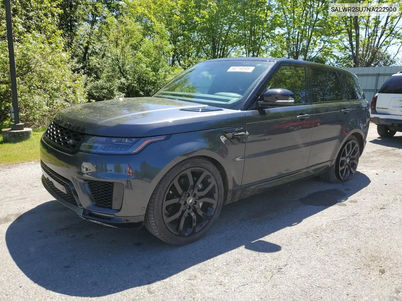 2022 Land Rover Range Rover Sport Hse Silver Edition VIN: SALWR2SU7NA222900 Lot: 58718595