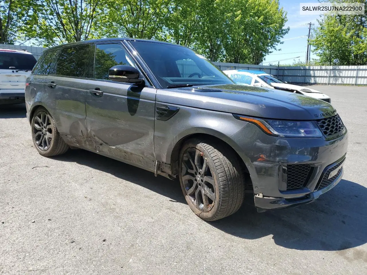2022 Land Rover Range Rover Sport Hse Silver Edition VIN: SALWR2SU7NA222900 Lot: 58718595
