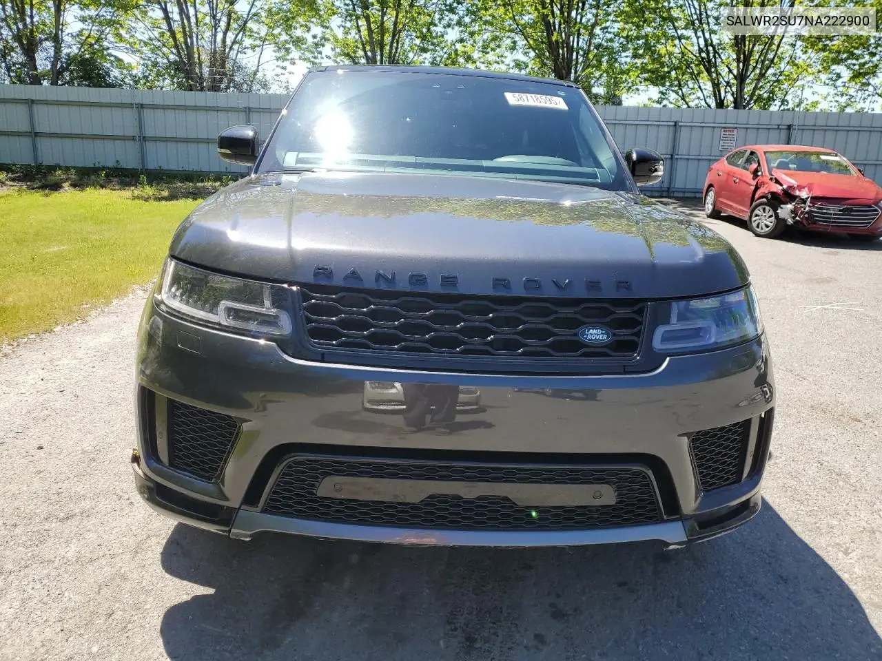 2022 Land Rover Range Rover Sport Hse Silver Edition VIN: SALWR2SU7NA222900 Lot: 58718595