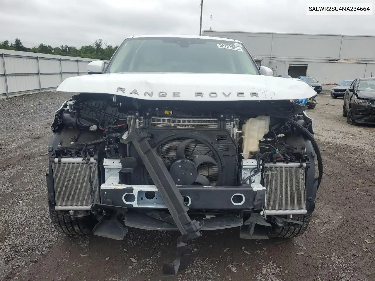 2022 Land Rover Range Rover Sport Hse Silver Edition VIN: SALWR2SU4NA234664 Lot: 58722955