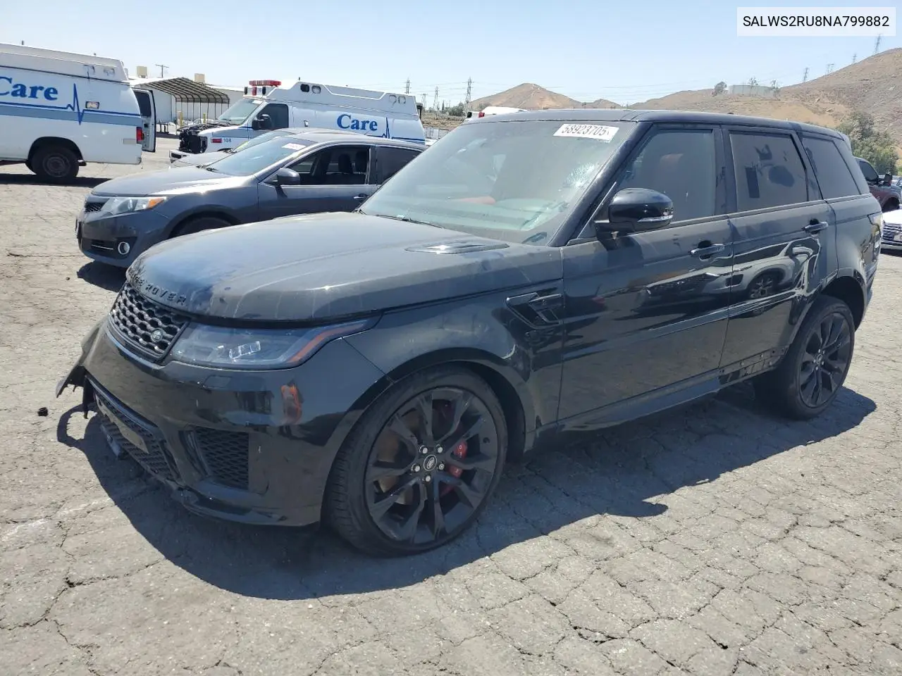 2022 Land Rover Range Rover Sport Hst VIN: SALWS2RU8NA799882 Lot: 58923705