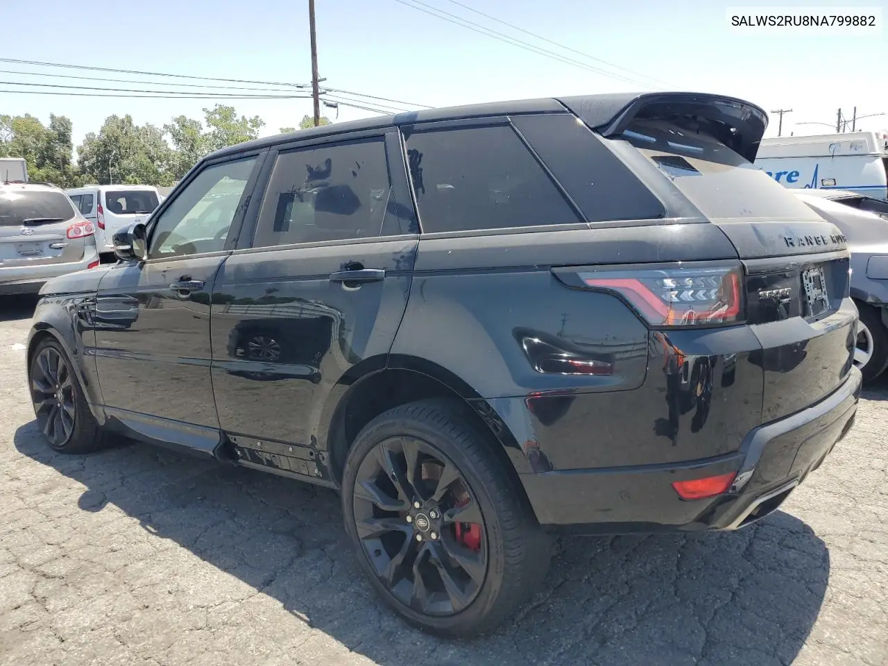 2022 Land Rover Range Rover Sport Hst VIN: SALWS2RU8NA799882 Lot: 58923705