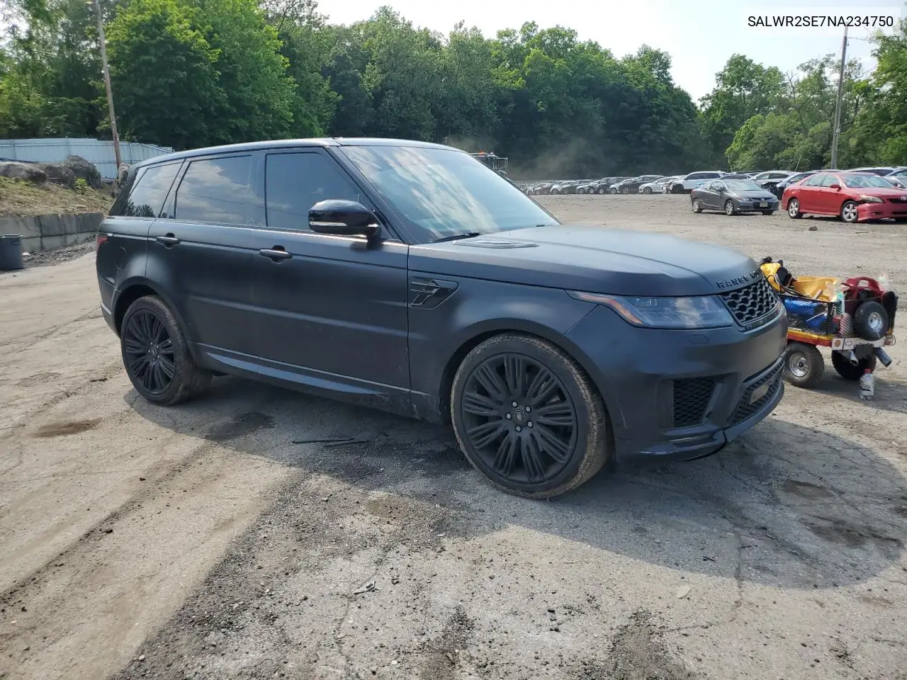 2022 Land Rover Range Rover Sport Hse Dynamic VIN: SALWR2SE7NA234750 Lot: 58992895