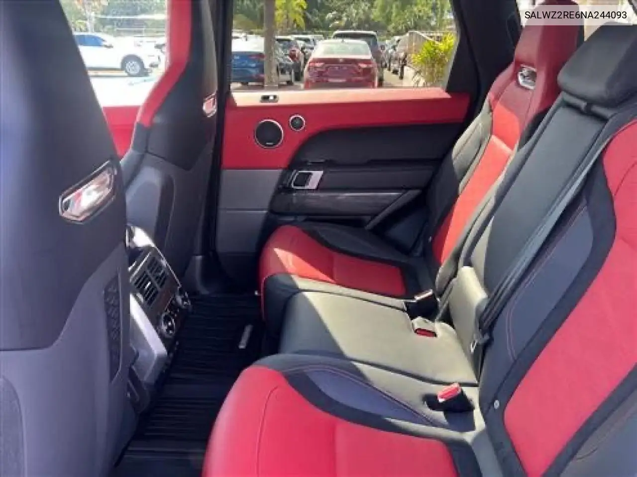2022 Land Rover Range Rover Sport Svr VIN: SALWZ2RE6NA244093 Lot: 59608885
