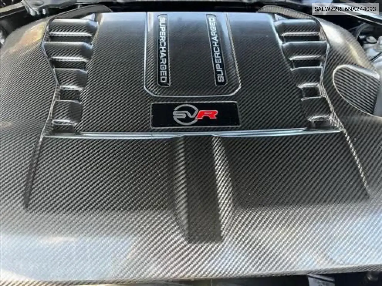 2022 Land Rover Range Rover Sport Svr VIN: SALWZ2RE6NA244093 Lot: 59608885