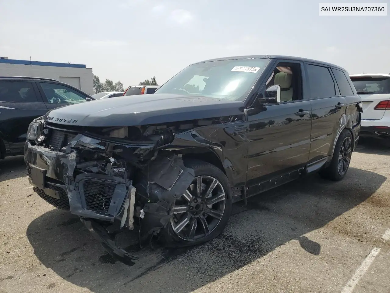 2022 Land Rover Range Rover Sport Hse Silver Edition VIN: SALWR2SU3NA207360 Lot: 59811675