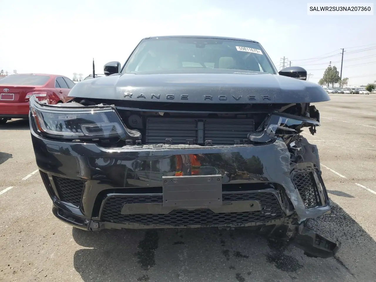 2022 Land Rover Range Rover Sport Hse Silver Edition VIN: SALWR2SU3NA207360 Lot: 59811675