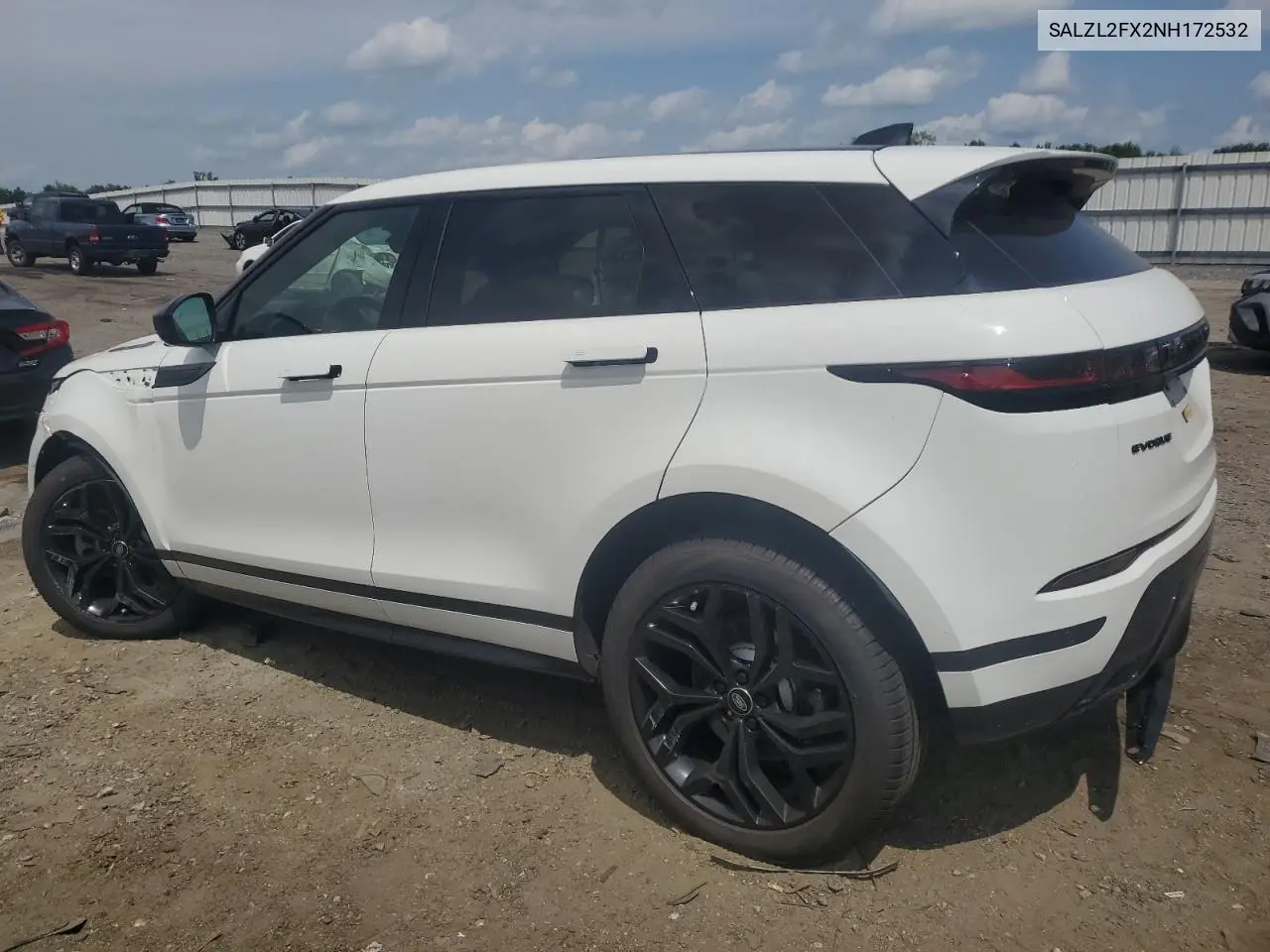 2022 Land Rover Range Rover Evoque R-Dynamic Se VIN: SALZL2FX2NH172532 Lot: 59842075