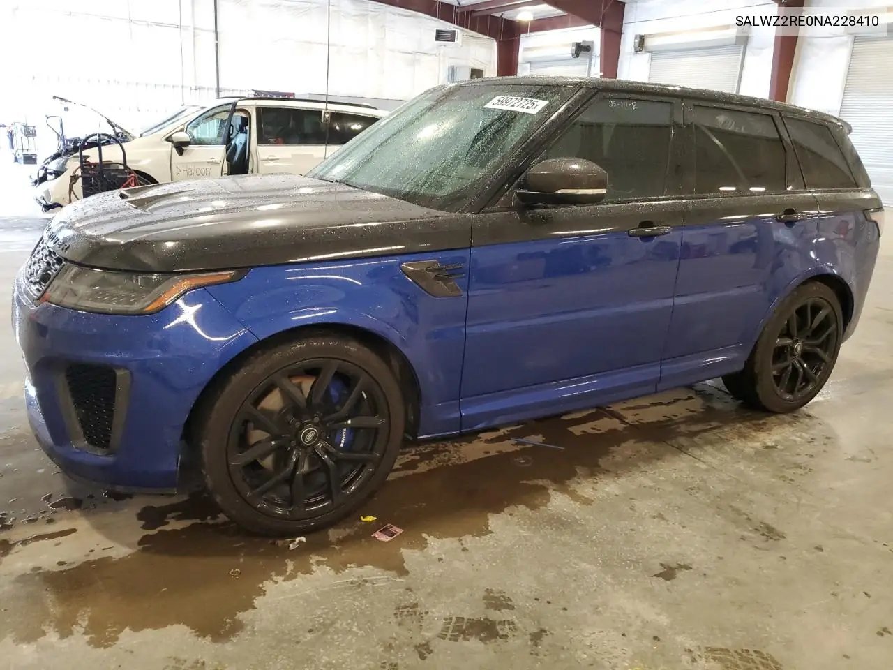 2022 Land Rover Range Rover Sport Svr VIN: SALWZ2RE0NA228410 Lot: 59972725