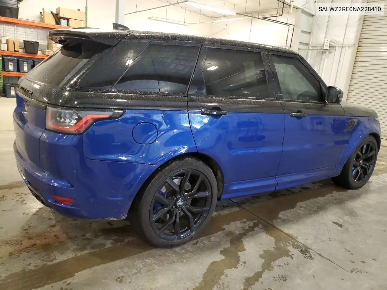2022 Land Rover Range Rover Sport Svr VIN: SALWZ2RE0NA228410 Lot: 59972725